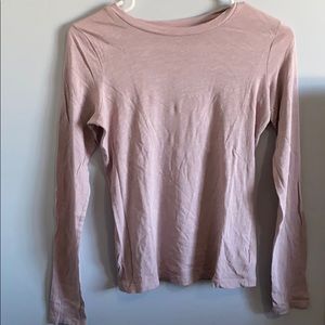 American eagle pink long sleeve shirt